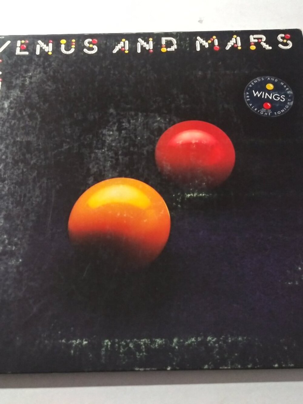 Wings – Venus And Mars VG++ Original Capitol Record Inserts 1975 PAUL MCCARTNEY
